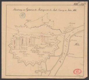 Besetzung mit Geschützen der Festungswerke der Stadt Danzig im Jahre 1660