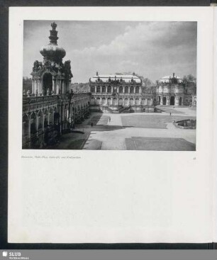 Kronentor, Math.-Phys. Salon (F) und Wallpavillon