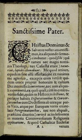 Sanctissime Pater.