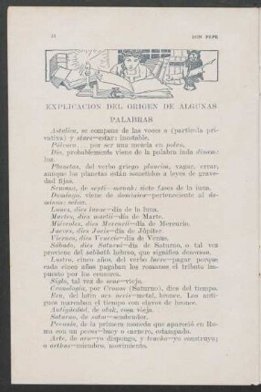 Explicación del origen de algunas palabras