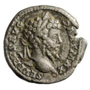 Münze, Denar, 200 n. Chr.