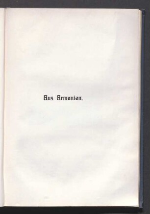 Aus Armenien