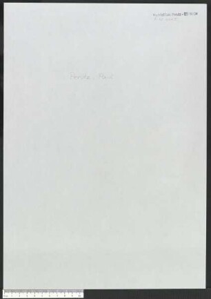 Brief (Verfasser: Perutz, Leo; Adressat: Perutz, Paul)