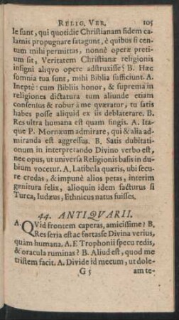 44. Antiquarii