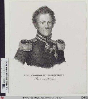 Bildnis August (Friedrich Wilhelm Heinrich), Prinz von Preußen