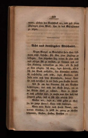 Acht und dreißigster Abschnitt.