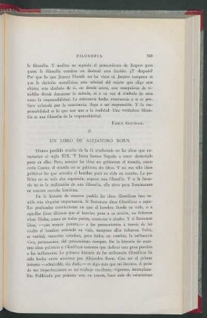 Un libro de Alejandro Korn
