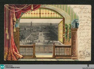 [Schloss Karlsruhe] : Postkarte
