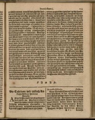 Die Tafel van dese vijftich Lustighe Historie Joannis Bacatij
