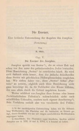 366-387 Die Essenser : Fortsetzung