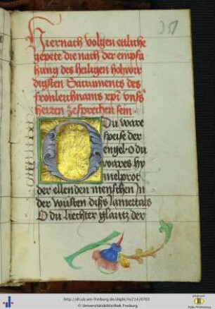 [351r - 357v] Gebete nach der Kommunion.