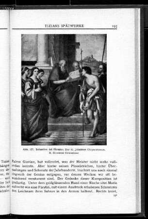 Abb. 157. Sebastian del Piombo: Der hl. Johannes Chrysostomus. S. Giovanni Crisostomo