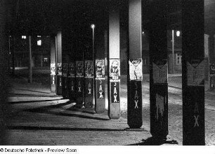 Eisenbahnbrücke (Untersicht) über die Harkortstraße