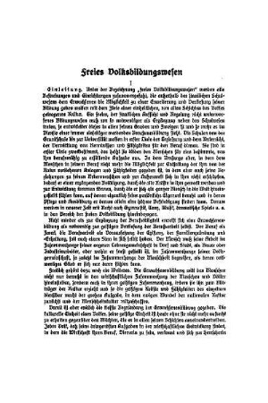 Freies Volksbildungswesen