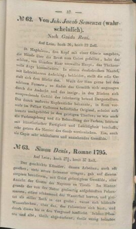 No. 63. Simon Denis, Romae 1795.