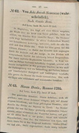 No. 63. Simon Denis, Romae 1795.
