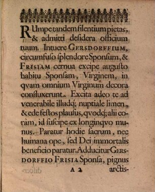 Allocutio Incluto Sponsorum Pari Sacra, Conradi Samuelis Schurtzfleisch