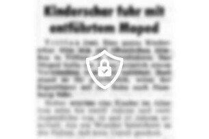 Kinderschar fuhr mit entführtem Moped