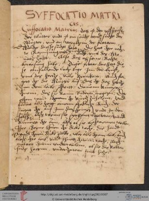 Anonyme Rezeptsammlung (zum Teil a capite ad calcem geordnet; 1460 Rezepte); 71 gynäkologische Rezepte