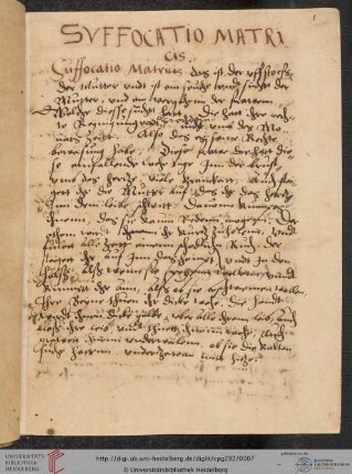 Anonyme Rezeptsammlung (zum Teil a capite ad calcem geordnet; 1460 Rezepte); 71 gynäkologische Rezepte