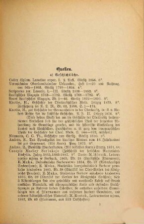 Die slavischen Orts- und Flurnamen der Oberlausitz, 1