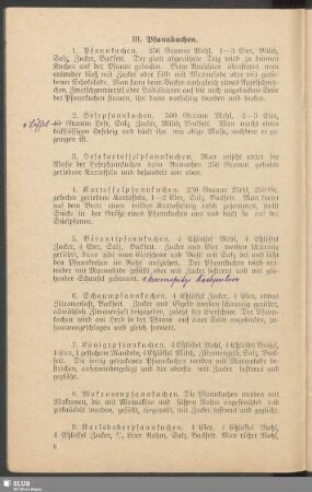 III. Pfannkuchen