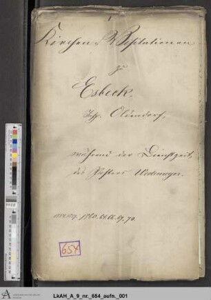 Esbeck: Visitationsakten