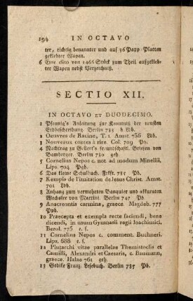 194-202, Sectio XII.-XIII.