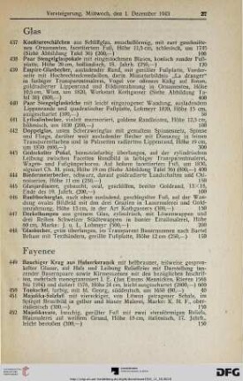 Glas (Nr. 437-448)