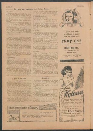 El peso de los años