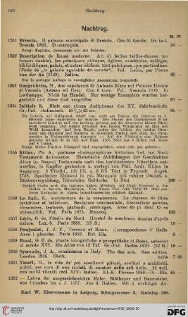 Nachtrag (Nr. 1351 - 1364)