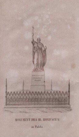 Monument des Hl. Bonifacius in Fulda.