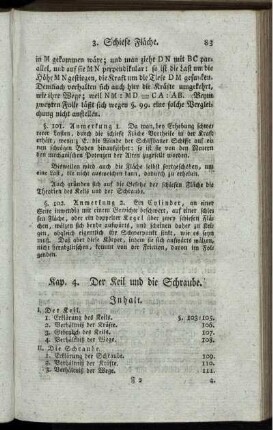 Kap. 4. Der Keil un die Schraube.