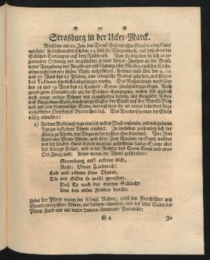 Strasburg in der Ucker-Marck.