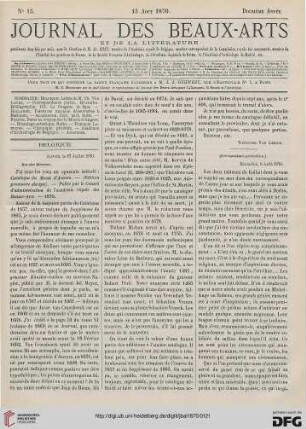 Nr. 15 (15 Aout 1870)