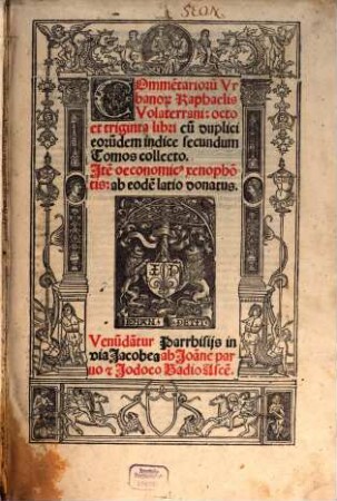 Commentariorum urbanorum octo et triginta libri