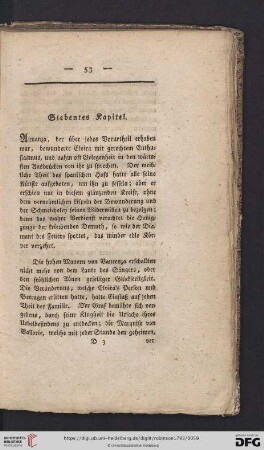 Siebentes Kapitel