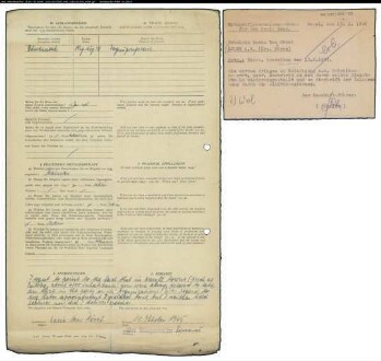 Entnazifizierung Maria Ten Hoevel , geb. 10.06.1908 (Studienraetin)