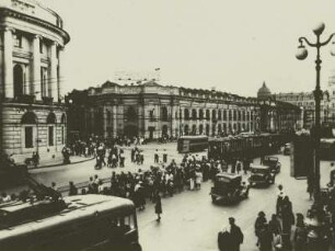 Russland, Moskau, Oberleitungsomnibusse
