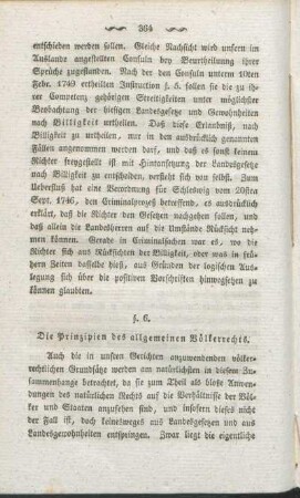 §. 6. Die Prinzipien des allgemeinen Völkerrechts.