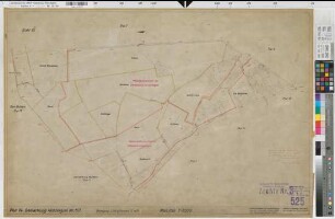 Lüdinghausen (Lüdinghausen), Umlegung Lüdinghausen, Bl.65 Zuteilungskarte Hiddingsel, Flur 14