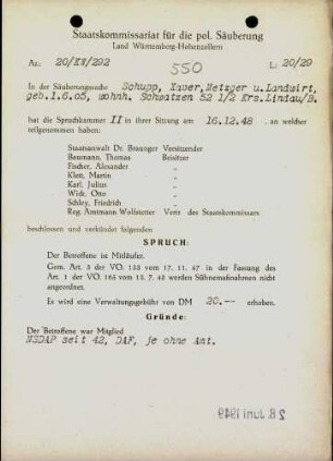 Schupp, Xaver