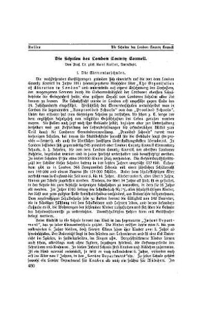 Die Schulen des London County Couneil