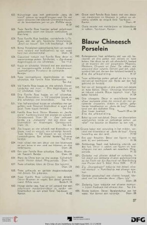 Blauw Chineesch Porselein (Nr. 643-706)
