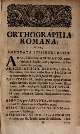 Orthographia romana