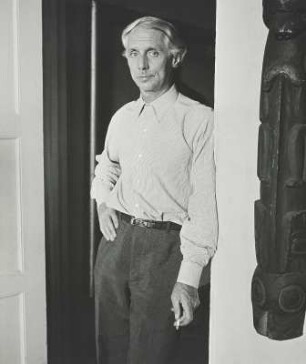 Max Ernst im Stadthaus von Peggy Guggenheim