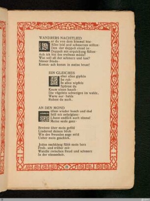 Wandrers Nachtlied
