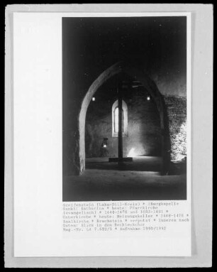 Burgkapelle Sankt Katharina — Unterkirche
