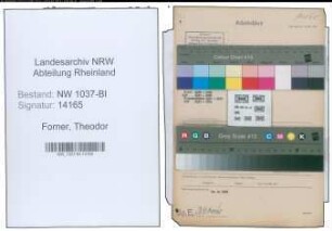 Entnazifizierung Theodor Forner , geb. 17.08.1894 (Lehrer)