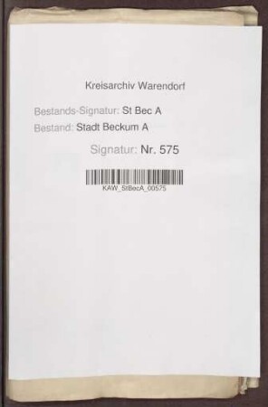 Johann Schulte ./. Stadt Beckum